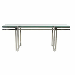 Mesa de Centro DKD Home Decor Cristal Acero Inoxidable (120 x 60 x 45