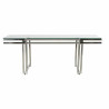 Mesa de Centro DKD Home Decor Cristal Acero Inoxidable (120 x 60 x 45