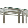 Mesa de Centro DKD Home Decor Cristal Acero Inoxidable (120 x 60 x 45