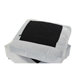 Reposapiés DKD Home Decor Madera Poliéster Celeste Moderno (55 x 55