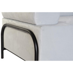 Sofá DKD Home Decor Negro Azul cielo Sixties 154 x 76 x 76 cm