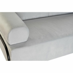 Sofá DKD Home Decor Negro Azul cielo Sixties 154 x 76 x 76 cm