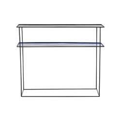 Consola DKD Home Decor Negro Azul Metal Moderno (70 x 27 x 45 cm) (2 U