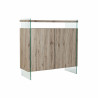Aparador DKD Home Decor Natural MDF Cristal Templado (120 x 44 x 120 c