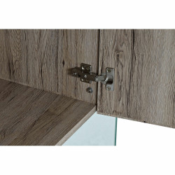 Aparador DKD Home Decor Natural MDF Cristal Templado (120 x 44 x 120 c
