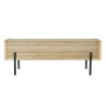 Banqueta DKD Home Decor Natural Madera Metal 120 x 40 x 43 cm