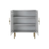 Mueble Auxiliar DKD Home Decor BAR Dorado Blanco Hierro Madera de mang