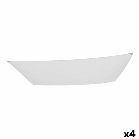 Velas de sombra Aktive Triangular Blanco 300 x 0,5 x 400 cm (4 Unidade