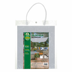 Velas de sombra Aktive Triangular Blanco 300 x 0,5 x 400 cm (4 Unidade