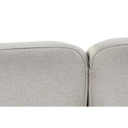 Sofá Cama DKD Home Decor 203 x 87 x 81 cm Negro Beige Metal Marrón