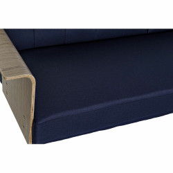 Sofá Cama DKD Home Decor Azul Marrón Negro Metal Moderno Urbano 203
