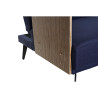 Sofá Cama DKD Home Decor Azul Marrón Negro Metal Moderno Urbano 203