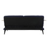 Sofá Cama DKD Home Decor Azul Marrón Negro Metal Moderno Urbano 203