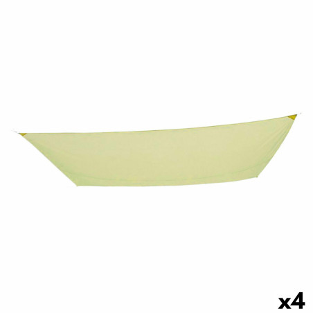 Velas de sombra Aktive Triangular Crema 300 x 0,5 x 400 cm (4 Unidades