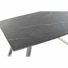 Mesa de Comedor DKD Home Decor Negro Acero Madera MDF 160 x 90 x 76 cm