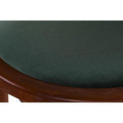 Taburete DKD Home Decor Verde Marrón oscuro Ratán Madera de olmo 43