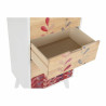 Cajonera DKD Home Decor Blanco Granate Natural Madera de caucho Madera