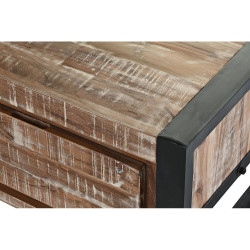 Mesa de Centro DKD Home Decor Metal Acacia (110 x 60 x 40 cm)