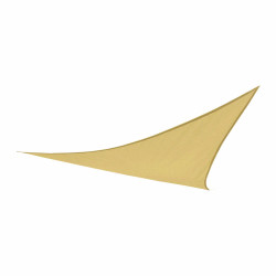 Velas de sombra Aktive Triangular Crema 360 x 0,5 x 360 cm (4 Unidades