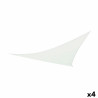 Velas de sombra Aktive Triangular Blanco 360 x 0,5 x 360 cm (4 Unidade