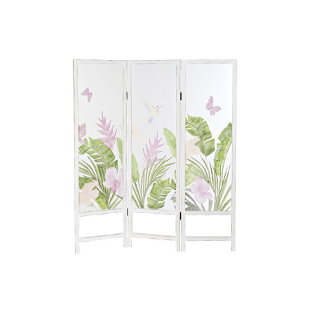 Biombo DKD Home Decor Tropical Transparente Madera MDF 150 x 2 x 180 c
