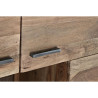 Armario DKD Home Decor  145 x 40 x 153 cm Cristal Marrón Acacia