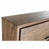 Armario DKD Home Decor  145 x 40 x 153 cm Cristal Marrón Acacia