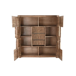 Armario DKD Home Decor  145 x 40 x 153 cm Cristal Marrón Acacia