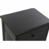 Cajonera DKD Home Decor Negro Natural Madera Madera de Paulonia Vintag