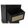 Cajonera DKD Home Decor Negro Natural Madera Madera de Paulonia Vintag