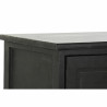 Cajonera DKD Home Decor Negro Natural Madera Madera de Paulonia Vintag