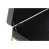 Banqueta DKD Home Decor  Gris Dorado Metal Terciopelo (80 x 40 x 47 cm