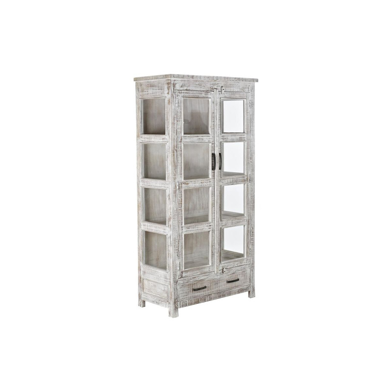 Vitrina DKD Home Decor 90 x 45 x 180 cm Cristal Madera de mango Vitrina DKD Home Decor 90 x 45 x 180 cm Cristal Madera de mango