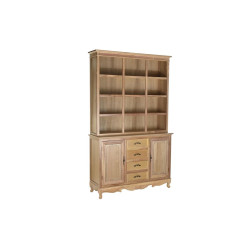 Alacena DKD Home Decor Natural 124,5 x 39 x 201,8 cm Abeto Aluminio Ma