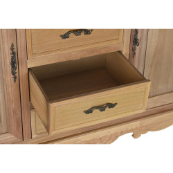 Alacena DKD Home Decor Natural 124,5 x 39 x 201,8 cm Abeto Aluminio Ma