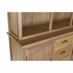 Alacena DKD Home Decor Natural 124,5 x 39 x 201,8 cm Abeto Aluminio Ma