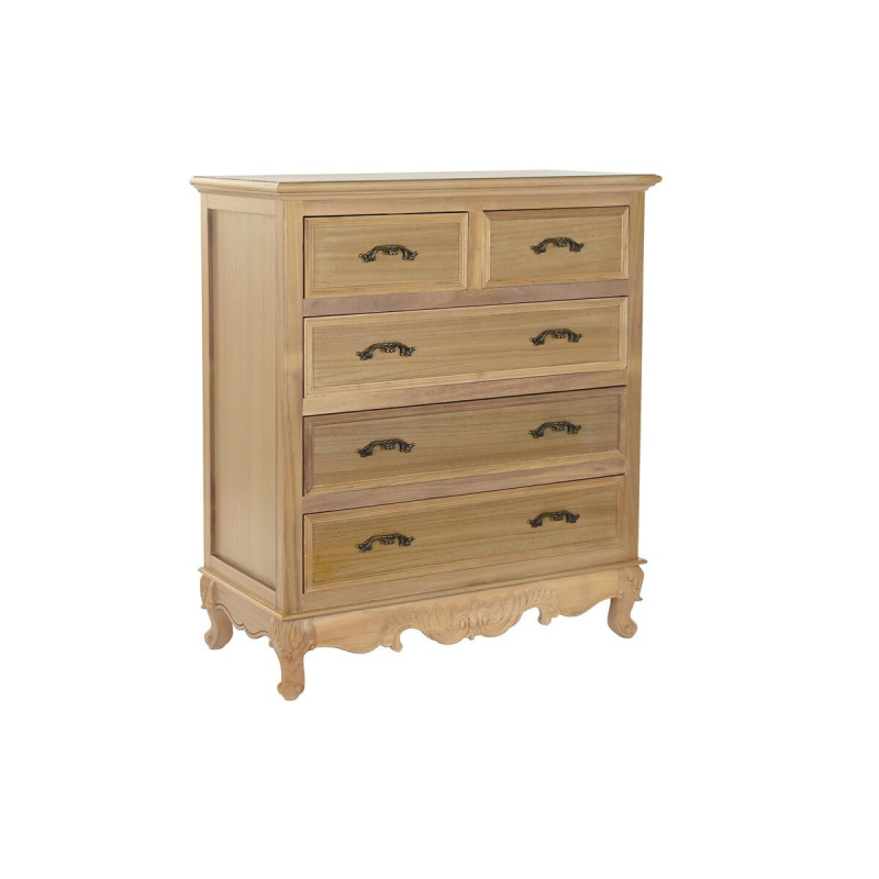 Cómoda DKD Home Decor 78,5 x 38 x 90 cm Abeto Natural Romántico Made