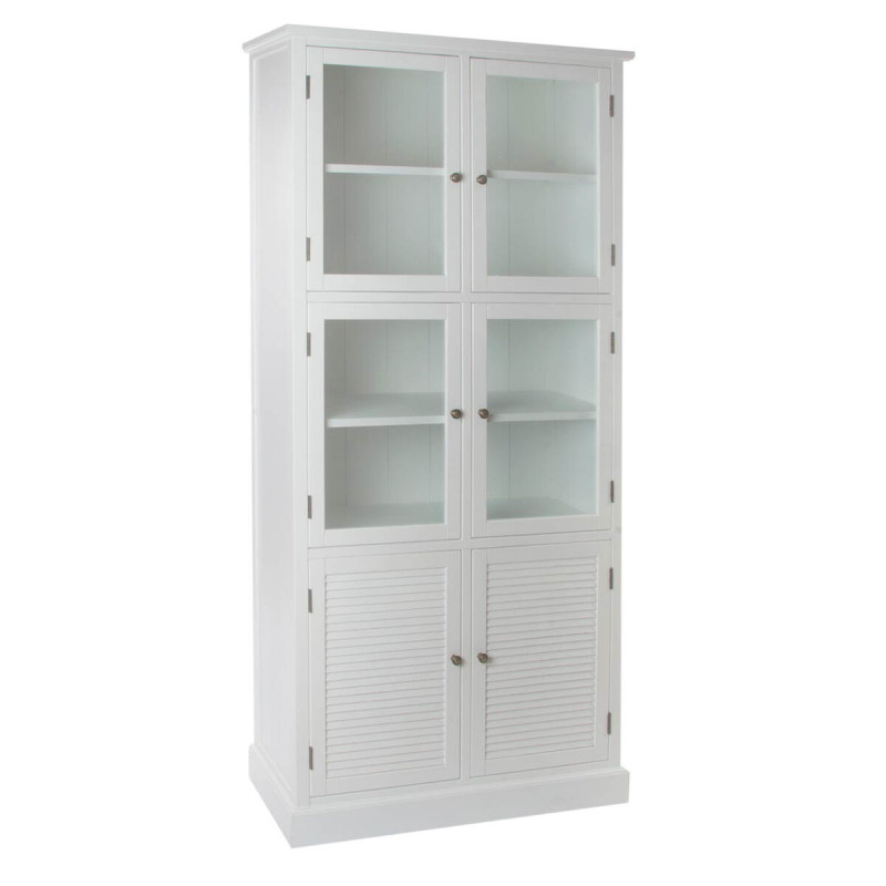 Vitrina DKD Home Decor Madera Cristal Abeto 90 x 37 x 196 cm Vitrina DKD Home Decor Madera Cristal Abeto 90 x 37 x 196 cm