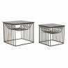 Juego de 2 Mesitas DKD Home Decor Negro Cobre 52 x 52 x 44 cm