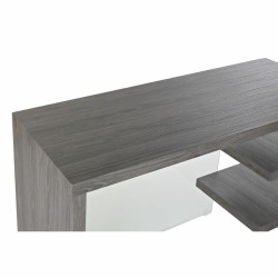 Escritorio DKD Home Decor Gris Transparente Cristal Madera MDF 120 x 5