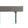 Escritorio DKD Home Decor Gris Transparente Cristal Madera MDF 120 x 5