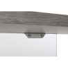 Escritorio DKD Home Decor Gris Transparente Cristal Madera MDF 120 x 5