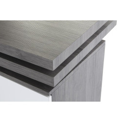 Escritorio DKD Home Decor Natural Gris Metal MDF (150 x 120 x 75 cm)