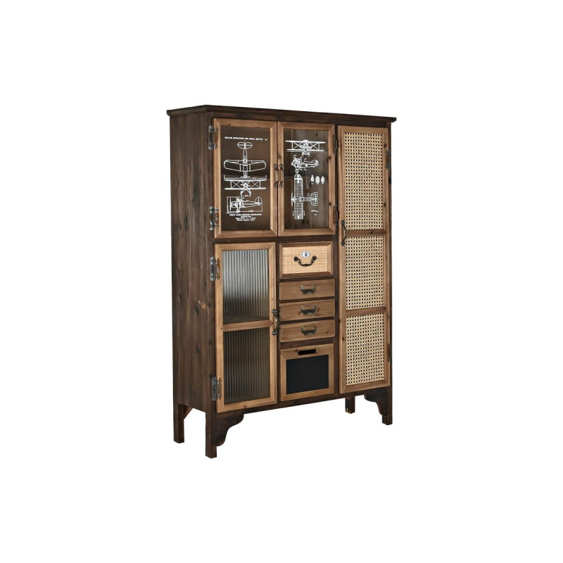 Vitrina DKD Home Decor Abeto Cristal (98 x 33,5 x 142 cm) Vitrina DKD Home Decor Abeto Cristal (98 x 33,5 x 142 cm)