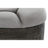 Banqueta DKD Home Decor  Beige Metal Poliéster Marrón oscuro (121 x