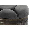 Banqueta DKD Home Decor Gris Metal 117 x 42 x 47 cm