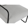 Sillón DKD Home Decor Negro Poliéster Blanco Hierro (64 x 74 x 79 cm