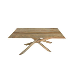 Mesa de Comedor DKD Home Decor Natural Madera de mango (180 x 90 x 76