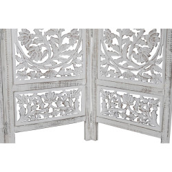Biombo DKD Home Decor Blanco Madera de mango Madera MDF 150 x 2 x 180