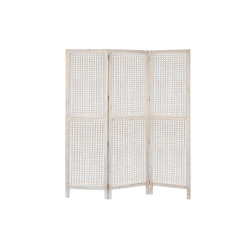 Biombo DKD Home Decor Blanco Madera de mango Madera MDF 150 x 2 x 180
